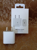 25W Original Power Adapter | White Type-C Fast Charger China Imported