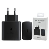 Samsung Original 45W PD Super Fast Charger USB-C Adapter – UK/US/EU Pin Fast Charging Wall Charger