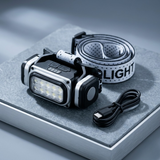 HX-T90 Ultra Bright Rechargeable LED Headlight – Multi-Mode Waterproof Headlamp With Magnetic Function & Type-C Fast Charging