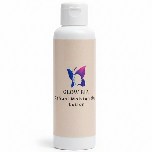 Glow Ria Zafrani Moisturizing Body Lotion – Deep Hydration & Natural Glow, 120 Ml | 1 Pc