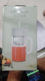 Portable Mini Crusher Juicer – USB Rechargeable Electric Juice Cup With Straw & Handle For Fresh Shakes And Smoothies
