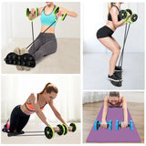 GENERIC REVOFLEX XTREME HOME GYM ABS ROLLER (Random Color)