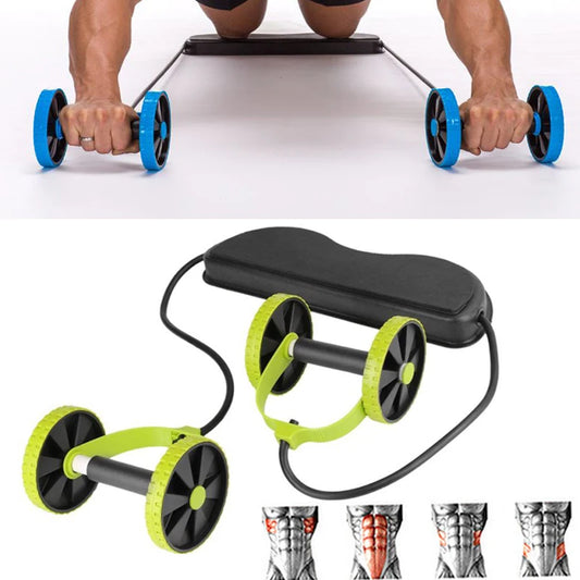 GENERIC REVOFLEX XTREME HOME GYM ABS ROLLER (Random Color)