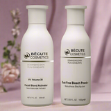 Becute Skin Polish Set - Becute Bleach Powder & Facial Blonde Activator (200ml)