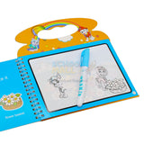 Magical Drawing Books With Pen, Water Reveal Activity Book For Kid  (random Design Books)