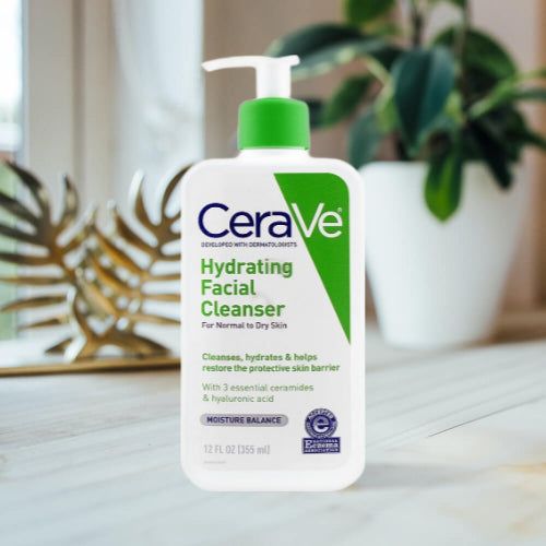 Pack Of 2 CeraVe Hydrating Cleanser 236 Ml + Niacinamide Serum 30ml Deal | Perfect Deal CeraVe Hydrating Cleanser & Niacinamide Serum