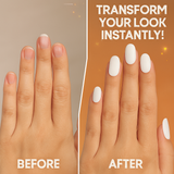 Pack Of 24 Charming Artificial Nails With Glue – 240 Nails & 24 Glues Total, Beautiful Nail Extensions For Girls & Women (Random Color)