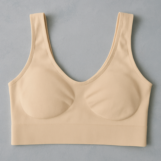 Ladies Air Bra – Soft Jersey Fabric, Plain Non-Padded Design, Comfortable & Lightweight Everyday Wear Lingerie In Skin Color ( Stretchable Size )