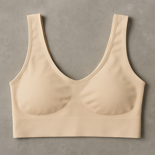 Ladies Air Bra – Soft Jersey Fabric, Plain Non-Padded Design, Comfortable & Lightweight Everyday Wear Lingerie In Skin Color ( Stretchable Size )