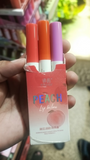 3 In 1 Shijing Peach Lip Balm – 3-In-1 Moisturizing, Hydrating, Protective & Nourishing Lip Care With Vitamin E – Natural Peach Flavor, Organic, Vegan & Cruelty-Free