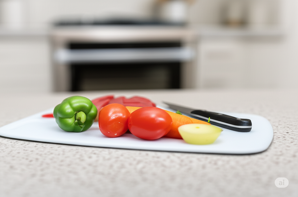 Plastic Chopping Board - Small Size Chopping Board - Cutting Board - Ideal For Food Prep - Chopping Board For Kitchen