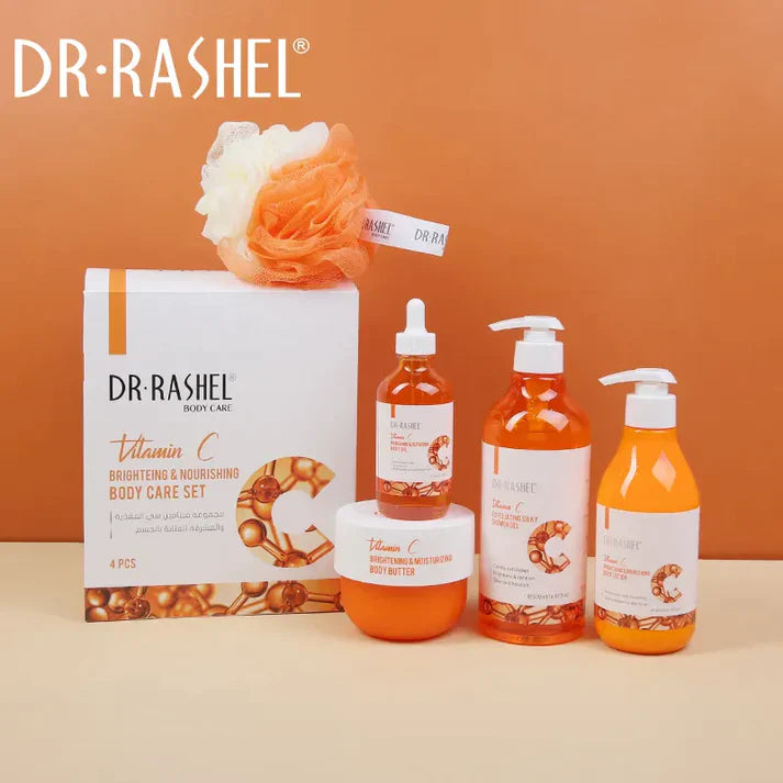 Dr.Rashel Vitamin C Brightening & Nourishing 4-Pieces Body Care Set Gift Box Body Care Set