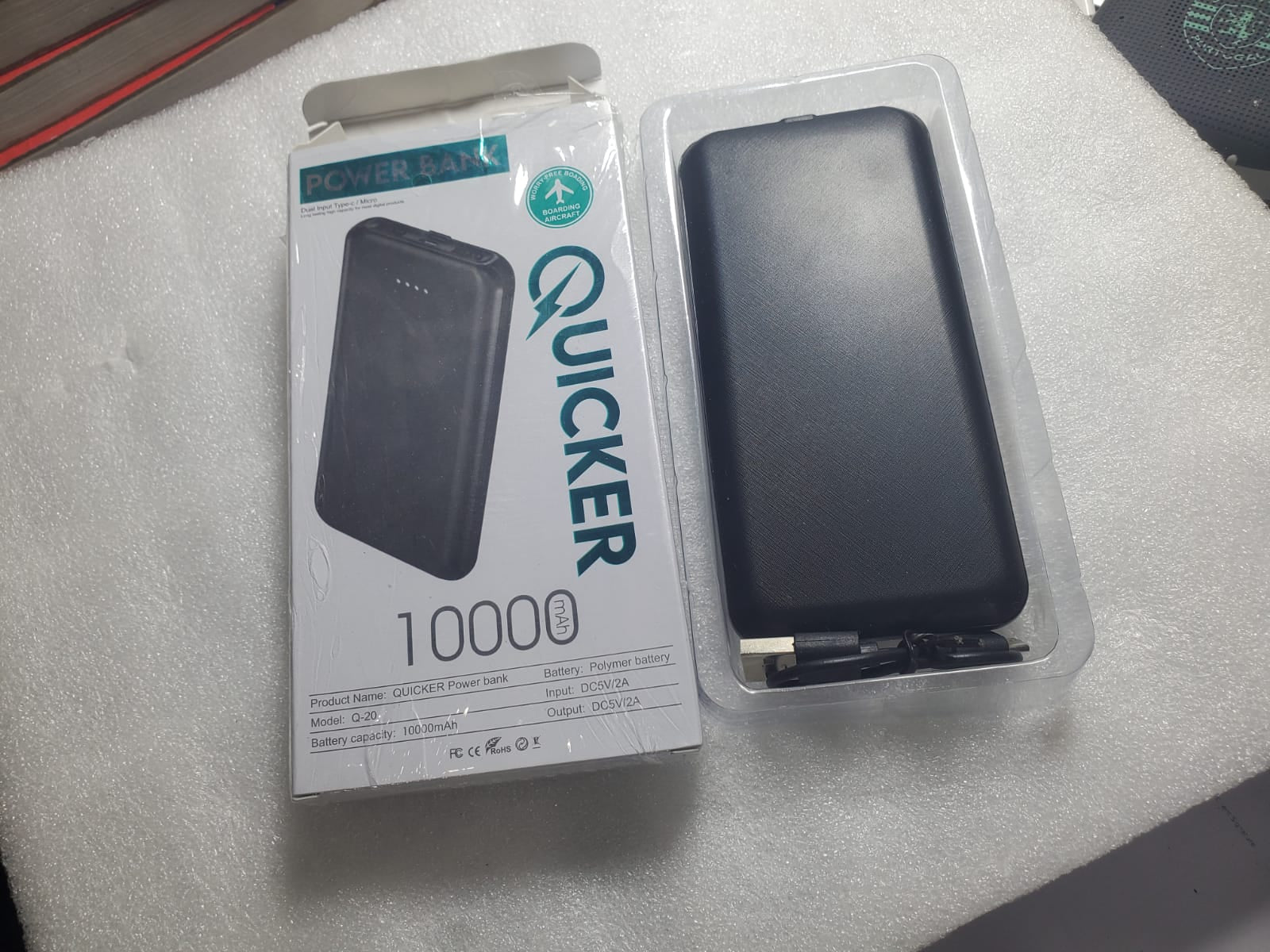 Quickar Power Bank 10,000 Mah