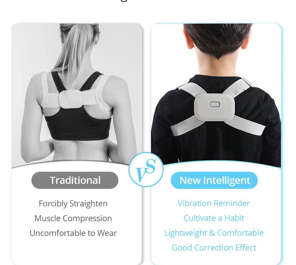 Smart Posture Corrector Belt With Intelligent Detection Vibration Reminder Sensor