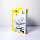 Diamond Car Charger With Built-In Micro Cable & LED Light | Car Charger - Micro Cable Charger