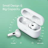 T03S PRO JOYROOM TWS Active Noise Cancelling ANC Earbuds - White Earbuds Joyroom