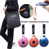 Eco-friendly Roll Up Reusable Polyester Foldable Grocery Bag Shopping Bag  (random color)