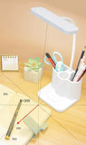 LED Learning Dormitory Bedroom Bedside Reading Night Light Table Lamp (Qp-2209-B)
