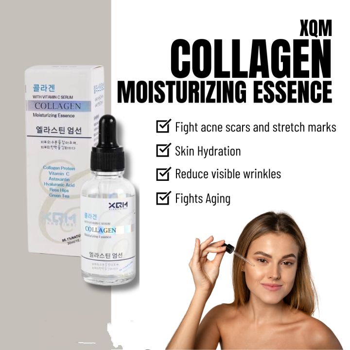 XQM Collagen Moisturizing Face Serum For Face Xqm Intensively Nourishes With Vitamin C Serum