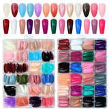 144 PCs Colorful Nails Box| ABS Plastic | Nail Shaper Set (Random Color)