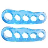 Reusable Gel Toe Separators & Straighteners For Hammer & Overlapping Toes - Unisex ( Random Color )