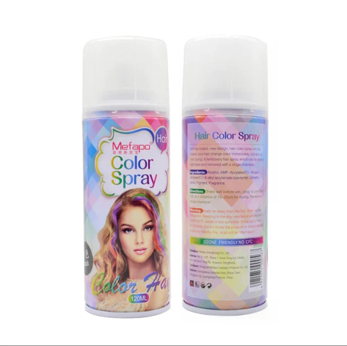 Temporary Hair Colour Spray-Golden (120ml)