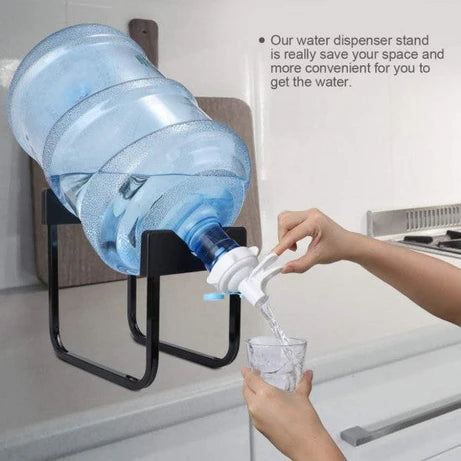 Portable Strong Water Dispenser Bottle Stand With Nozzle Tap (Random Color)