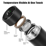 Temperature Display Indicator Insulated Stainless Steel Hot & Cold Flask Bottle (Random Color) (500 ML )