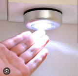 LED Tap Light, Stick On Push Button Touch Lights Battery Powered Lights For Closets, Under Cabinets, Counters, Bright Wireless Night Light Indoor Tap Touch Lamp For Kids