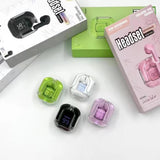 Air31 Earbuds Wireless Crystal Transparent Body - Without Silicone Pouch ( Random Color )