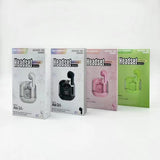 Air31 Earbuds Wireless Crystal Transparent Body - With Silicone Pouch ( Random Color )