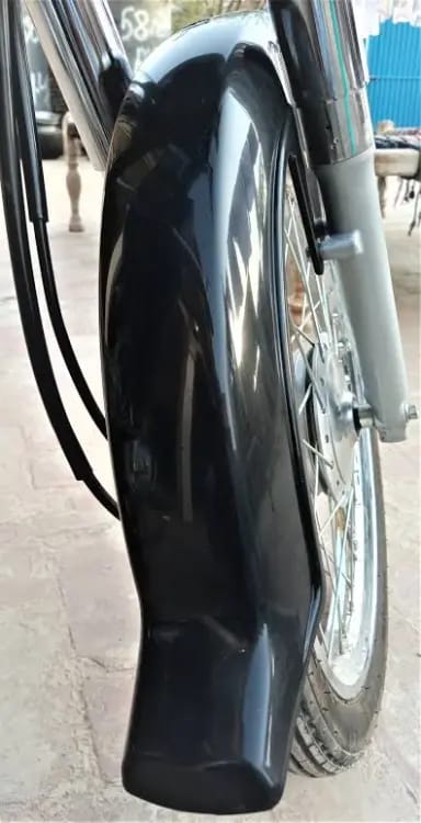 Plastic Mudguard Plus Chain Cover & Engine Cover (Black)