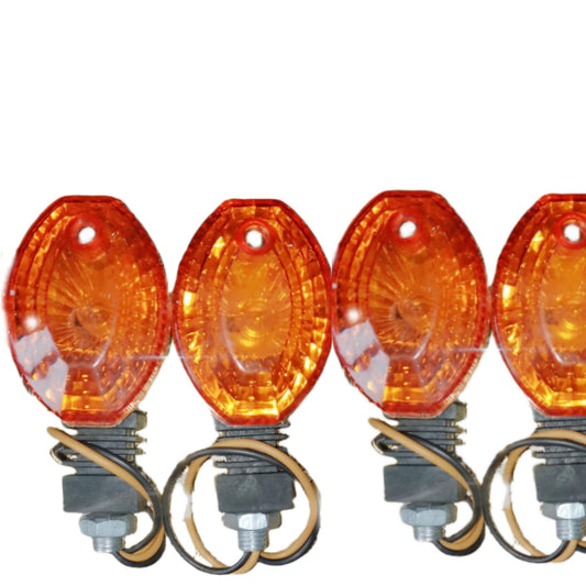 indicator for Bike mini size   flexible unbreakable yellow color 4 pcs
