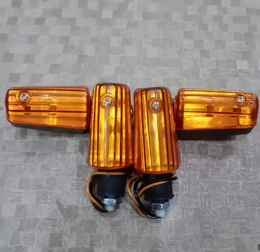 Plastic Madgards Plus Chain Cover And 4 Min Indicator (4 Pieces) 70cc Bike ,Rust Proof Best Quality