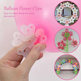 Pack Of 10pcs Balloons Clip - Flower Stand Clip Holder For Balloons - Balloons Tie Holder Birthday Wedding Party Decoration