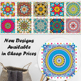 Tile Stickers Pack Of 12 Pieces For Home Decor For Walls Self Adhesive Tile Sticker 5 In By 5 In (12 Pieces)