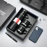 STAINLESS STEEL VACUUM FLASK SET, 500ML WITH 2CUPS (Random Color)