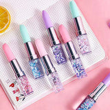 Lipstick Gel Pen Colorful Cute Black Ink Pen - 1 Pc (Random Colors)