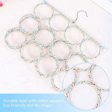 28 Holes Scarf Hanger  / Tie Hanger / Belt Hanger Organizer