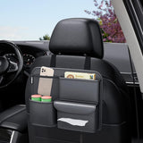 Multifunction Small Objects Car Seat Organizer Car Storage Organizer Car Seat Side Organizer Car Seat Back Protectors Premium PU Car Storage Bag Car Accessories