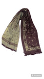 Branded Pashmina Two Tone Staller For Winter By Channel