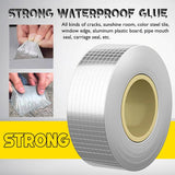 Aluminum Foil Butyl Rubber Tapes Self Adhesive Waterproof Tape 2 Inch X 1.5 MTR