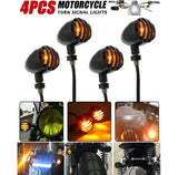 Pack Of 4 Grill Indicators Yellow Led For Bikes
