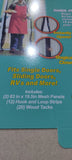 Magic Mesh Deluxe- Hands Free Magnetic Screen Door, Mesh Curtain Keeps Bugs Out - With 6Pcs Double Tape & 6Pcs Hook