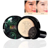 Sunisa Foundation Base 20g Waterproof Mushroom Head Air Cushion BB Cream Nude Liquid Foundations  (with yanqina 36H liner )