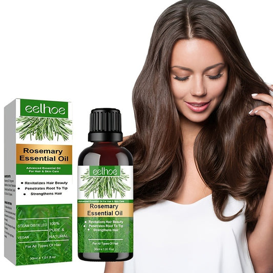 Rose Essential Oil For Hair Growth Nutrient Solution Hair Growth Essence Liquid Fast Natural Hair Loss Treatment Hair Care, 100% Pure Natural 30ml