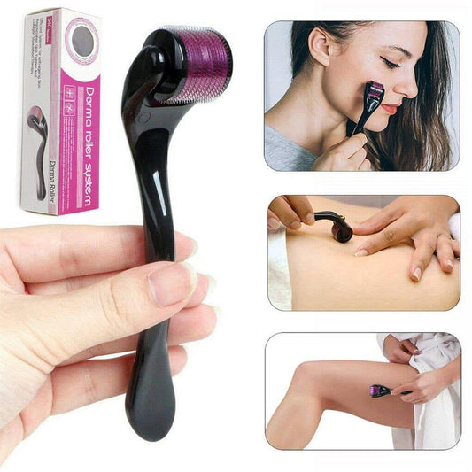 Combo pack Marble Jade Roller WITH STONE   MARBLE  | Ice Roller Facial Massage | Derma Roller [Pack of 3]