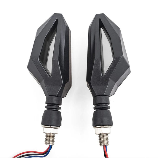 1 Pair Motorcycle Led Turn Signal Indicator Wirh Parking Drl Light For All Bikes 70cc And Cg125 Bikes | Famcy Indicator