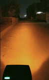 5 function led headlight 15 led white and Fog light  high beam 15 led fog bike headlight for 70 & 125/All functions led light