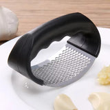Garlic Press Rocker - Stainless Steel Garlic Press, Versatile Garlic Crusher, Easy To Use And Store Garlic Mincer – Effortless Cleanup And Dish Safe Garlic Grater(Random Color)